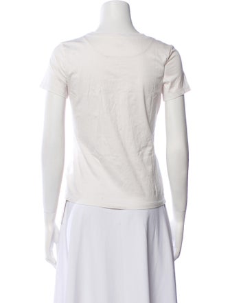 Hermès Bateau Neckline Short Sleeve T-Shirt
