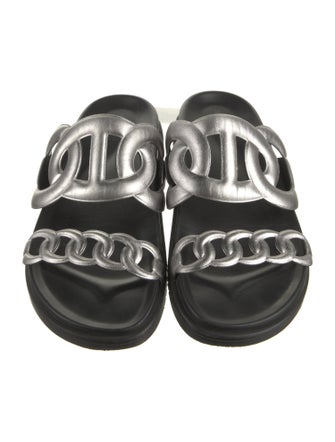Hermès Extra Chaîne d'Ancre Insignia Slides