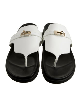 Hermès Empire Leather Slides