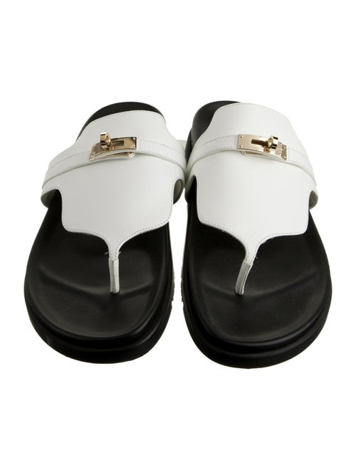 Hermès Empire Leather Slides