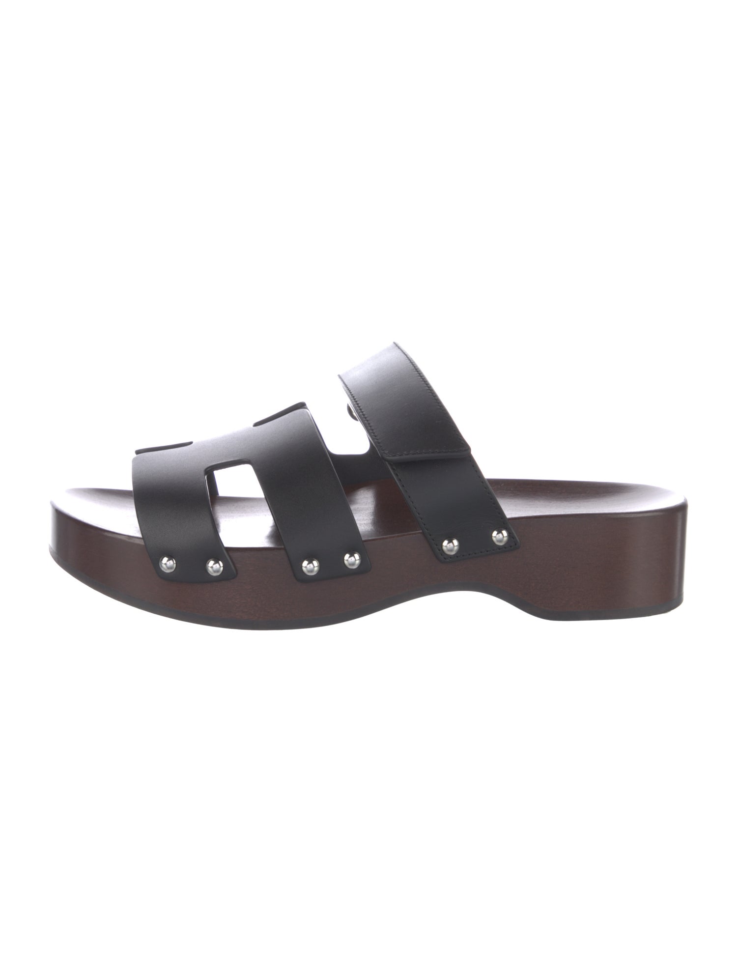 Hermès Kos Calfskin Slides