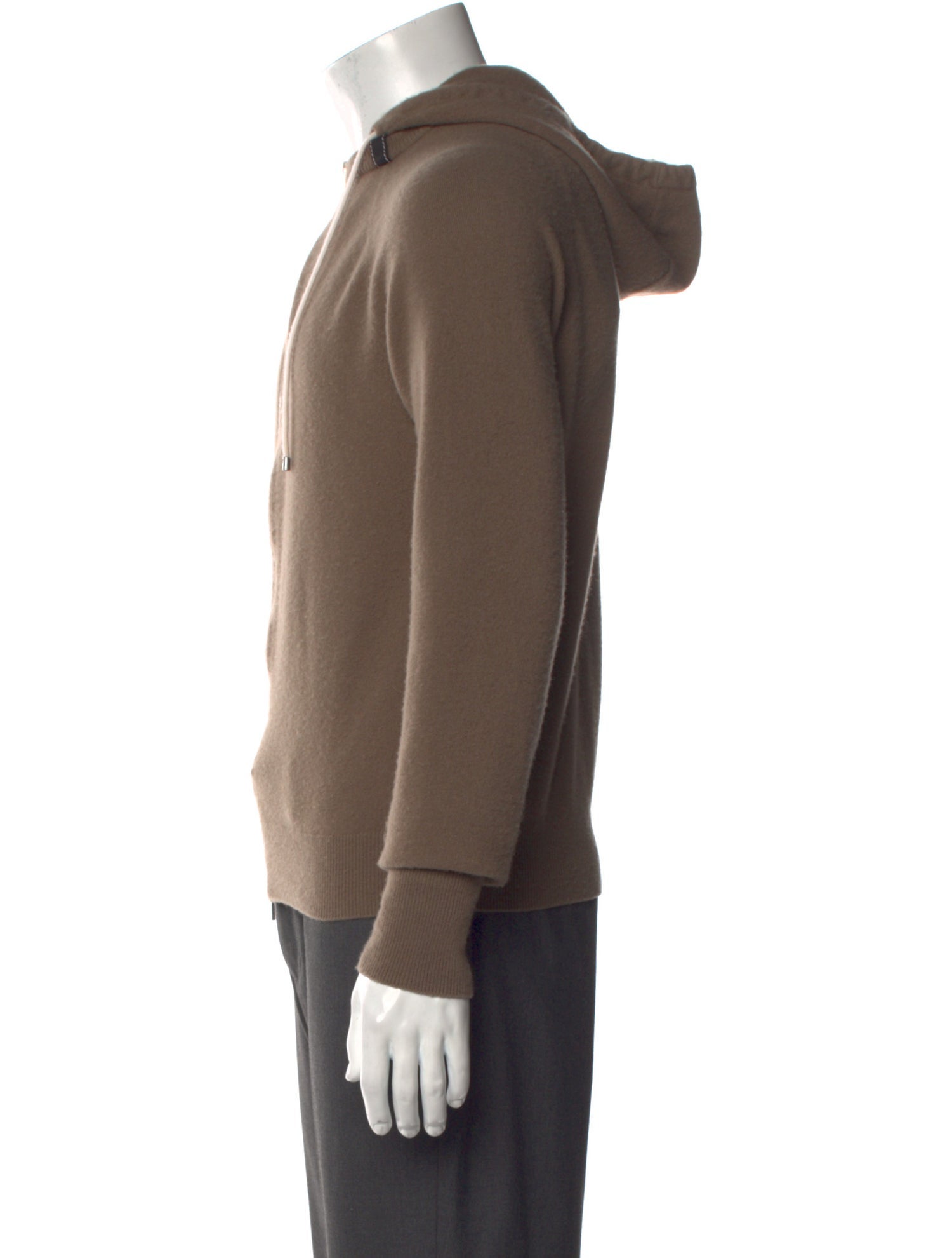 Hermès Wool Mock Neck Cardigan