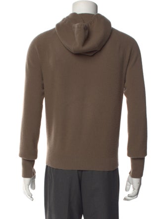 Hermès Wool Mock Neck Cardigan