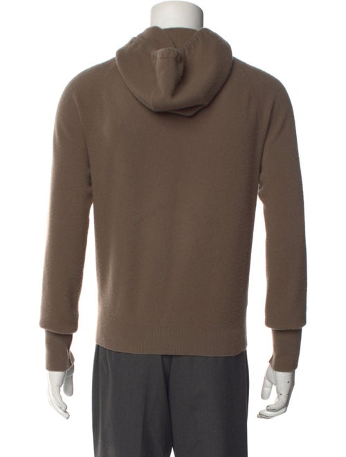 Hermès Wool Mock Neck Cardigan