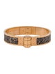 Hermès Lizard Charniere Hinged Bracelet