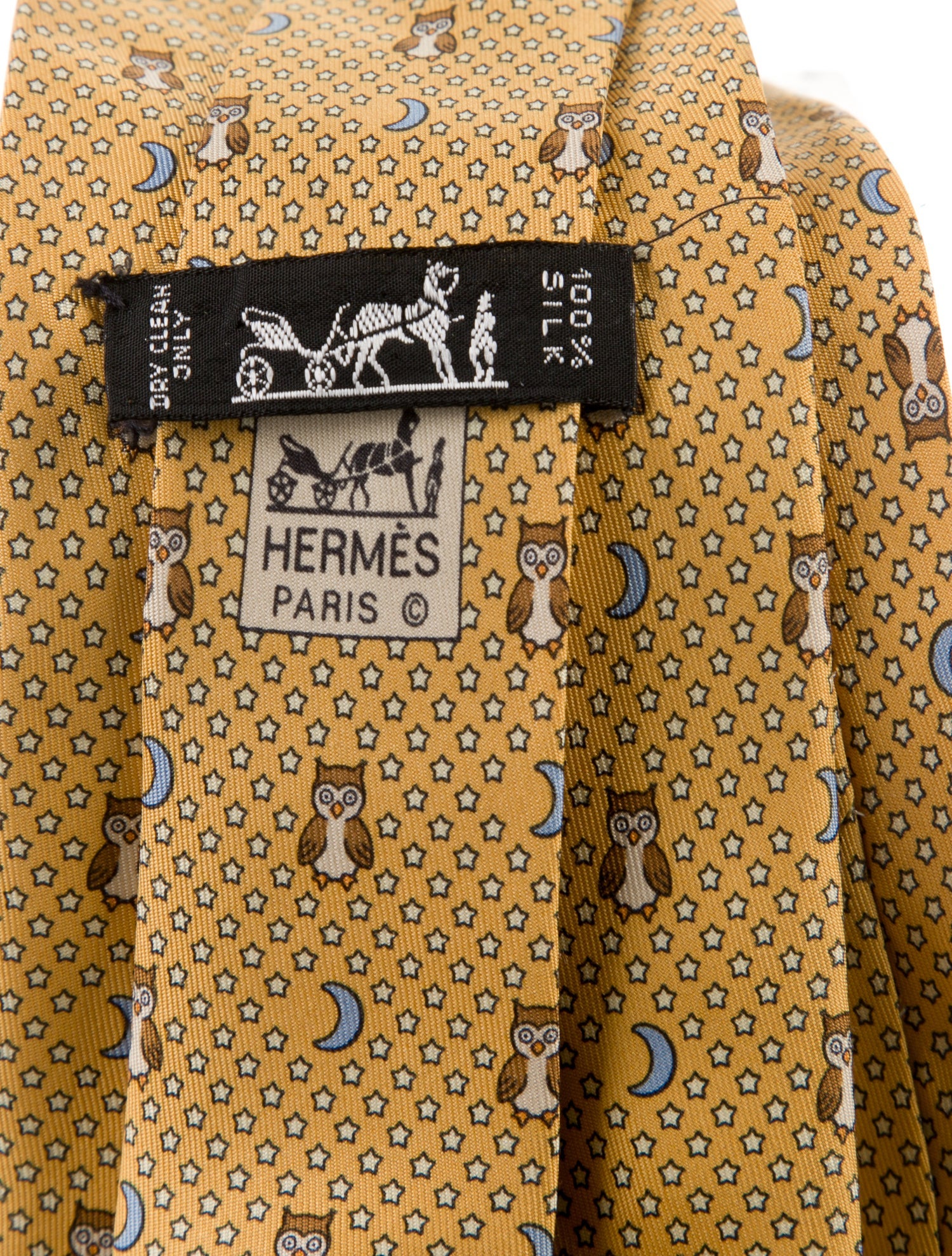 Hermès Silk Pattern Tie