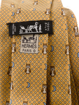 Hermès Silk Pattern Tie