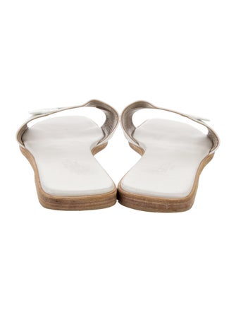 Hermès View Leather Slides