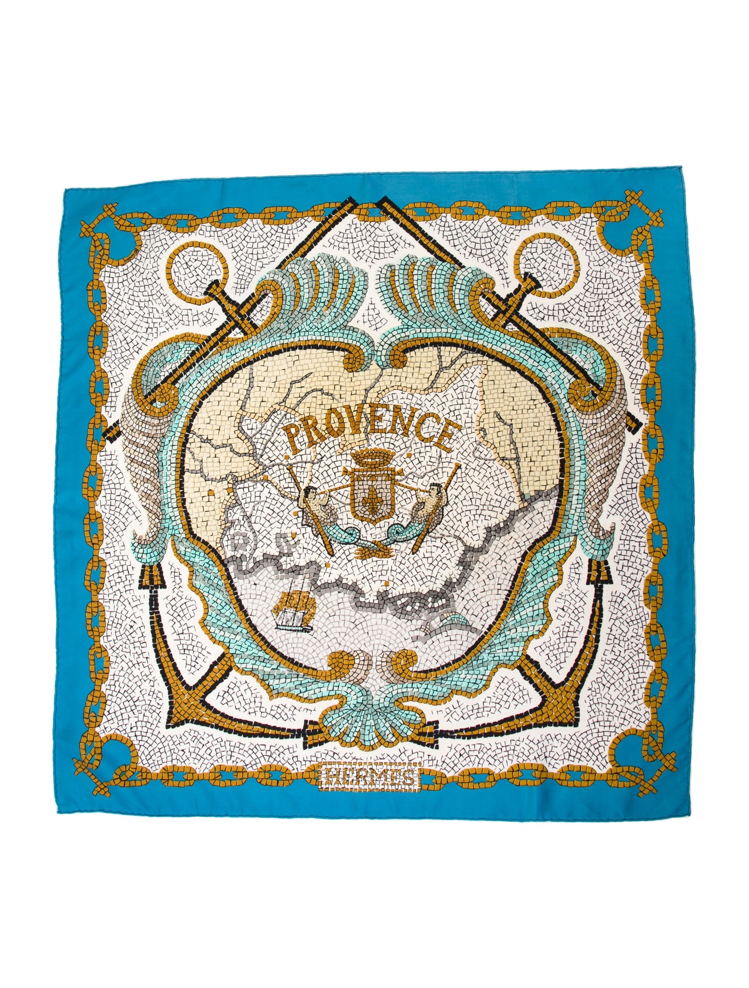 Hermès Provence Silk Scarf