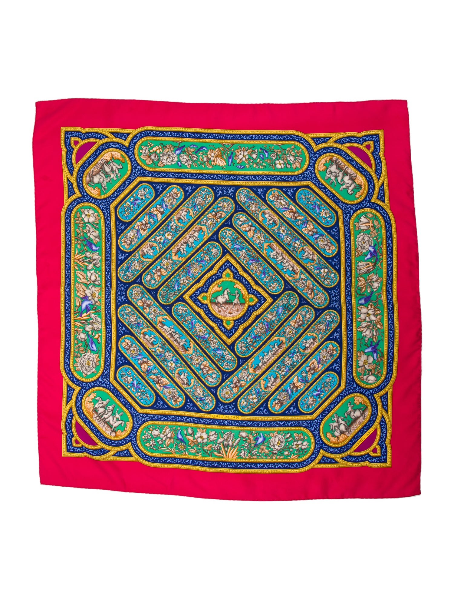 Hermès Qalamdan Silk Scarf