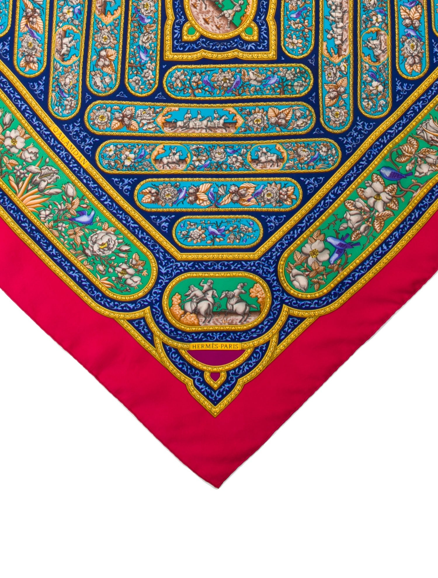 Hermès Qalamdan Silk Scarf