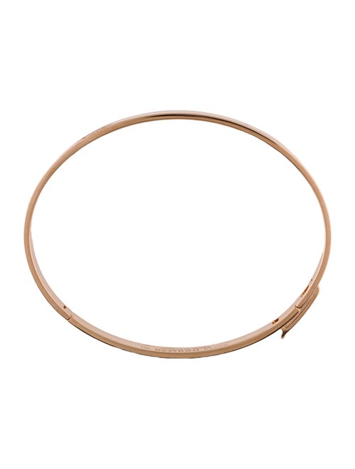 Hermès 18K Diamond H d'Ancre Bracelet, Small Model