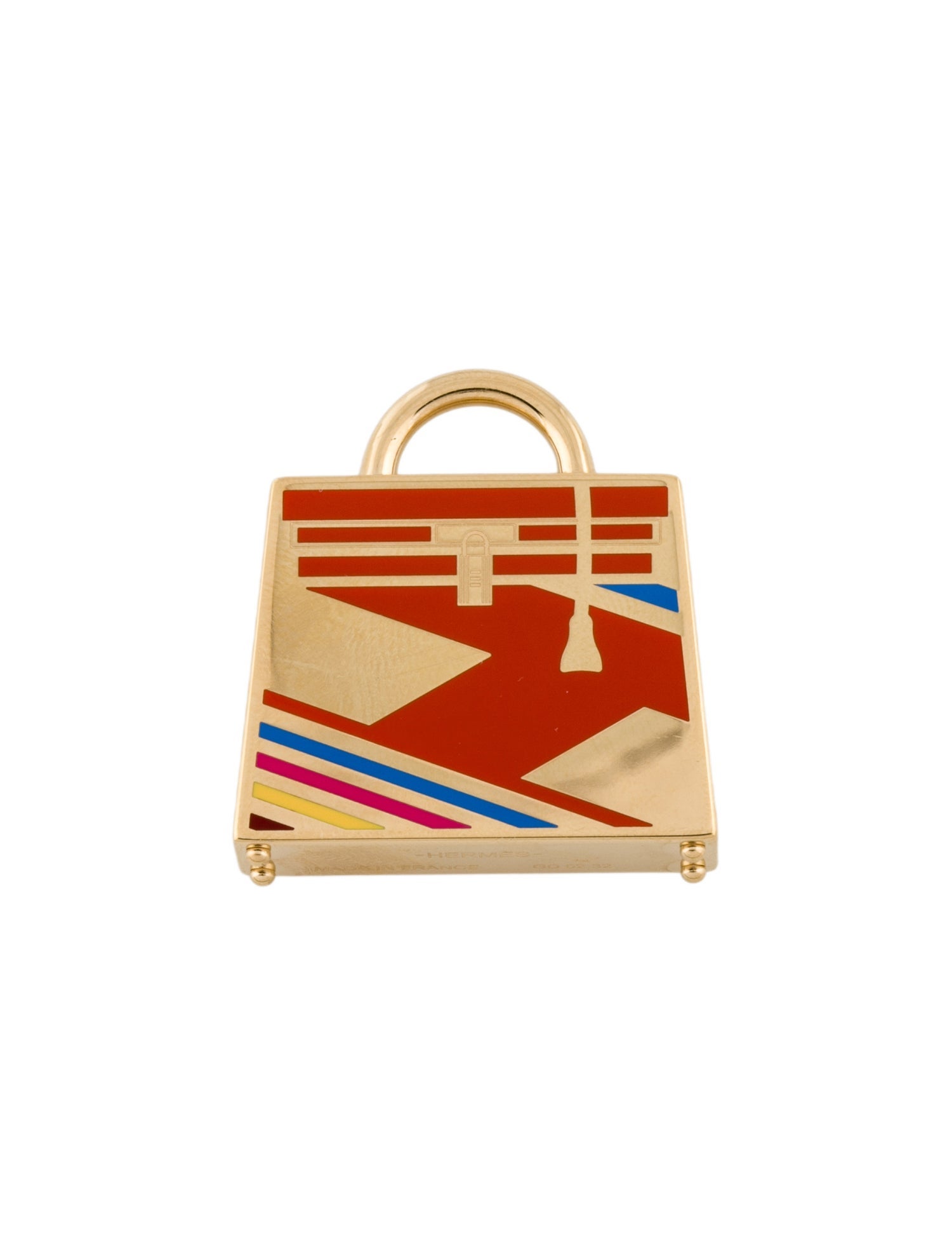 Hermès Curiosite Kelly Laquer H Vibration Charm
