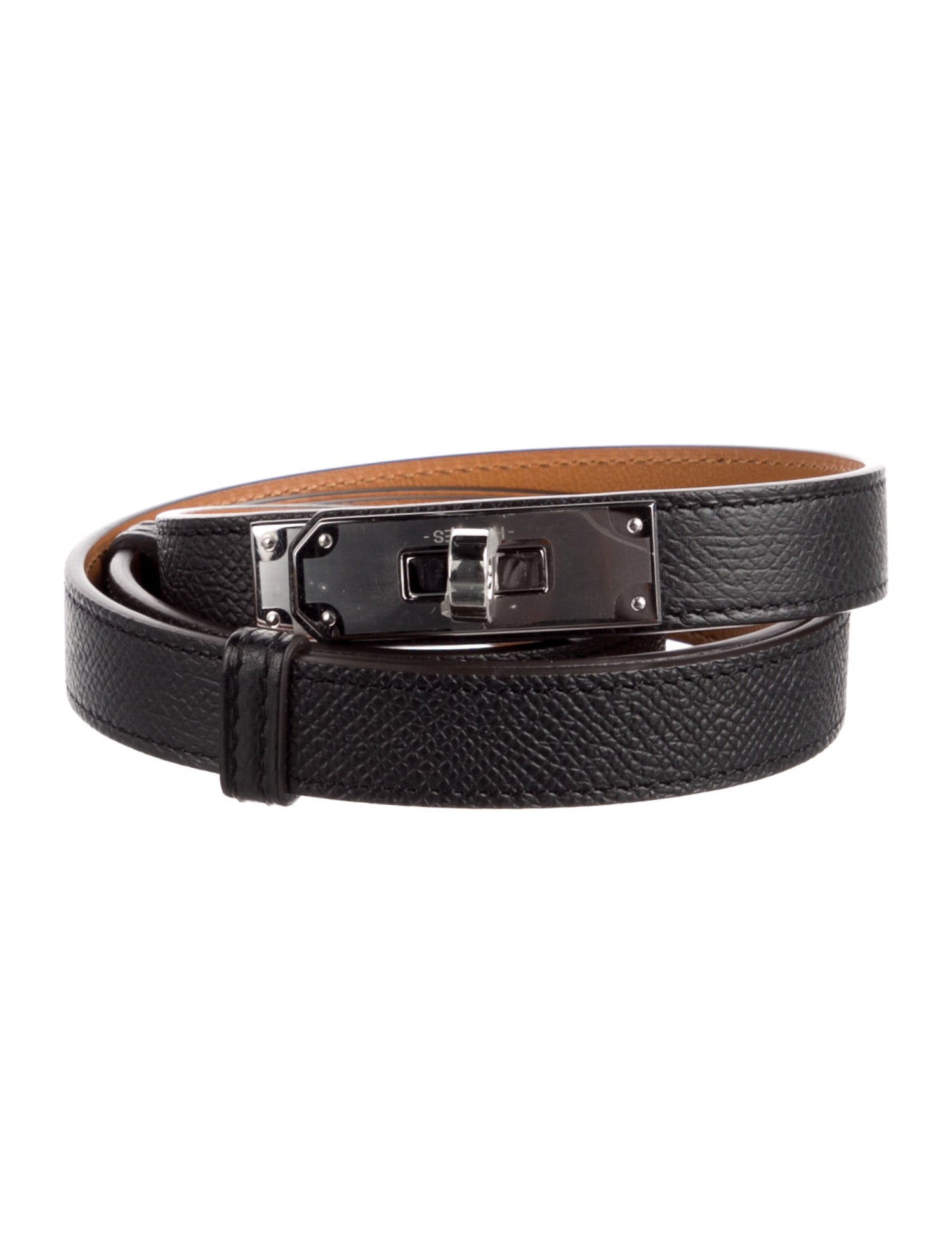 Hermès 18 mm Epsom Leather Kelly Belt