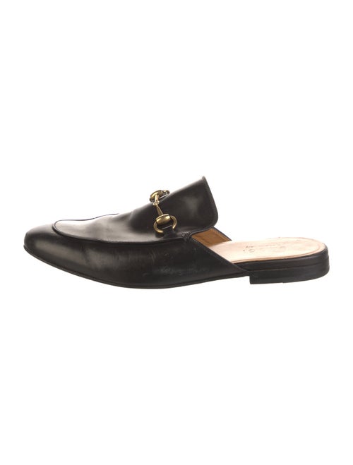 Gucci 1955 Horsebit Accent Leather Slippers