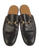 Gucci 1955 Horsebit Accent Leather Slippers