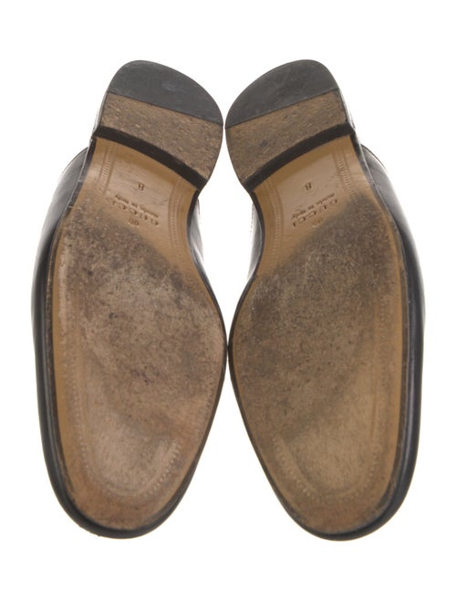 Gucci 1955 Horsebit Accent Leather Slippers