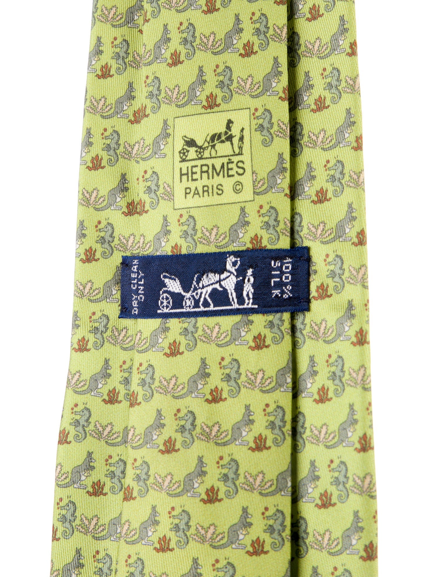 Hermès Silk Patterned Tie