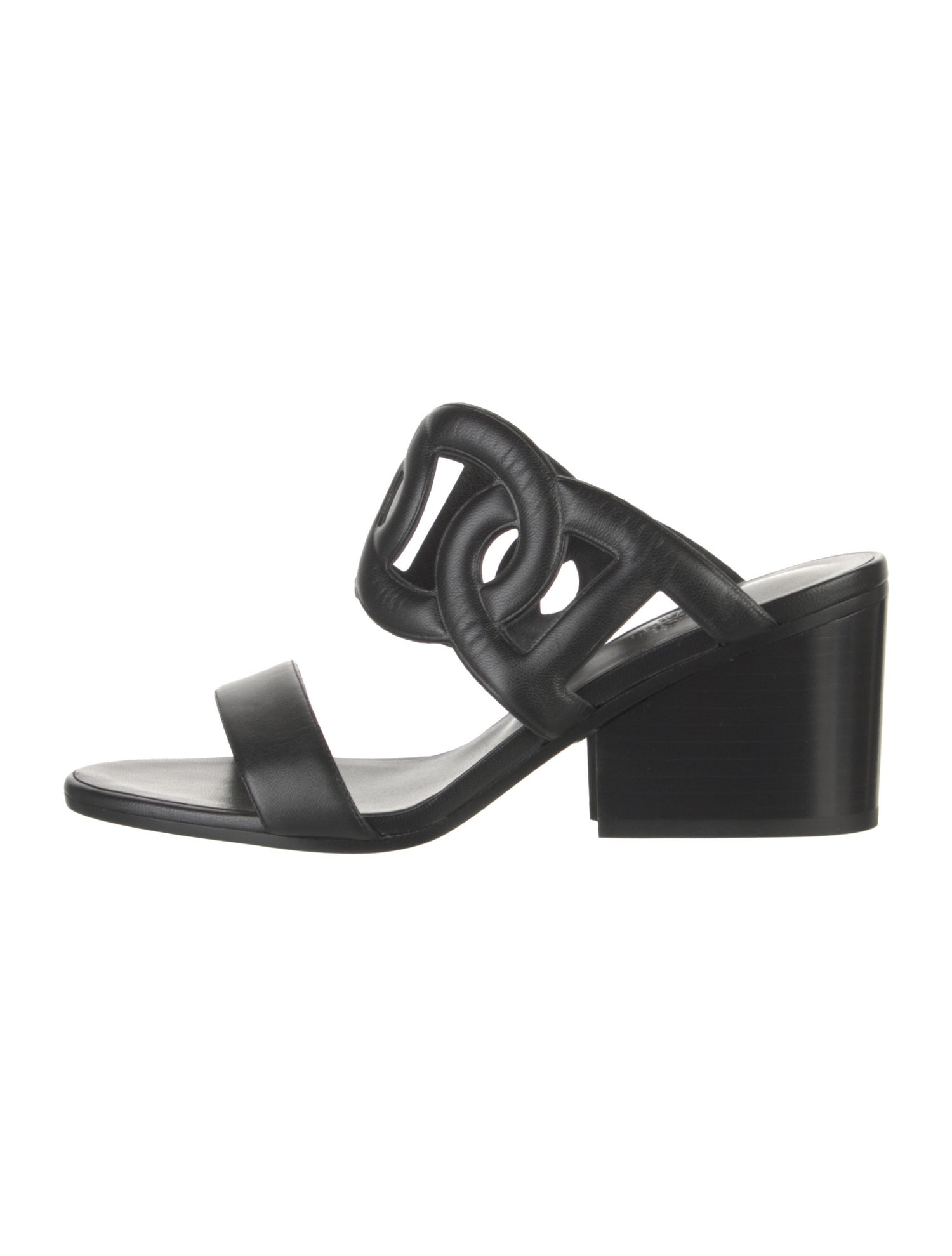 Hermès Lipari 70 Leather Slides