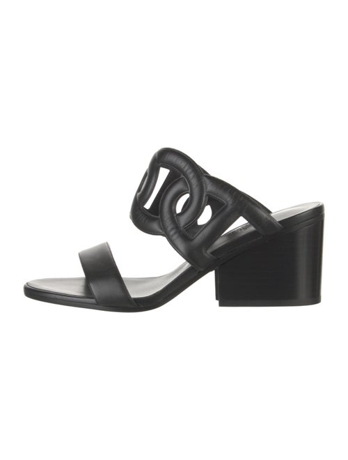 Hermès Lipari 70 Leather Slides