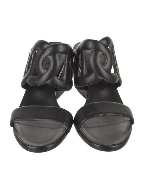 Hermès Lipari 70 Leather Slides