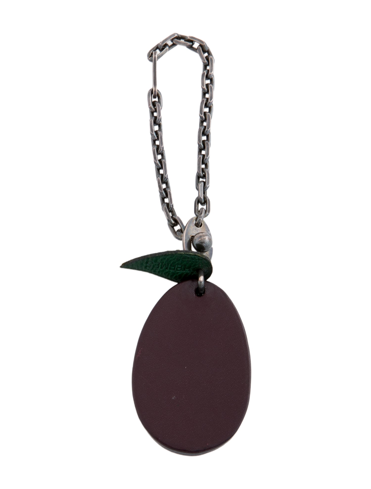 Hermès Eggplant Bag Charm