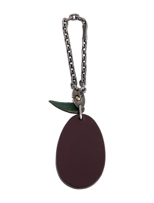 Hermès Eggplant Bag Charm
