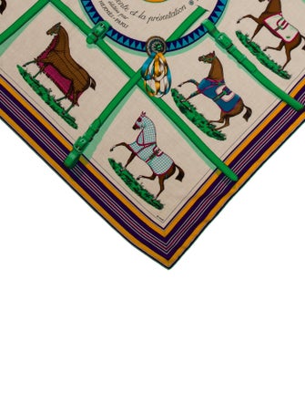 Hermès Couvertures et Tenues de Jour Silk Shawl