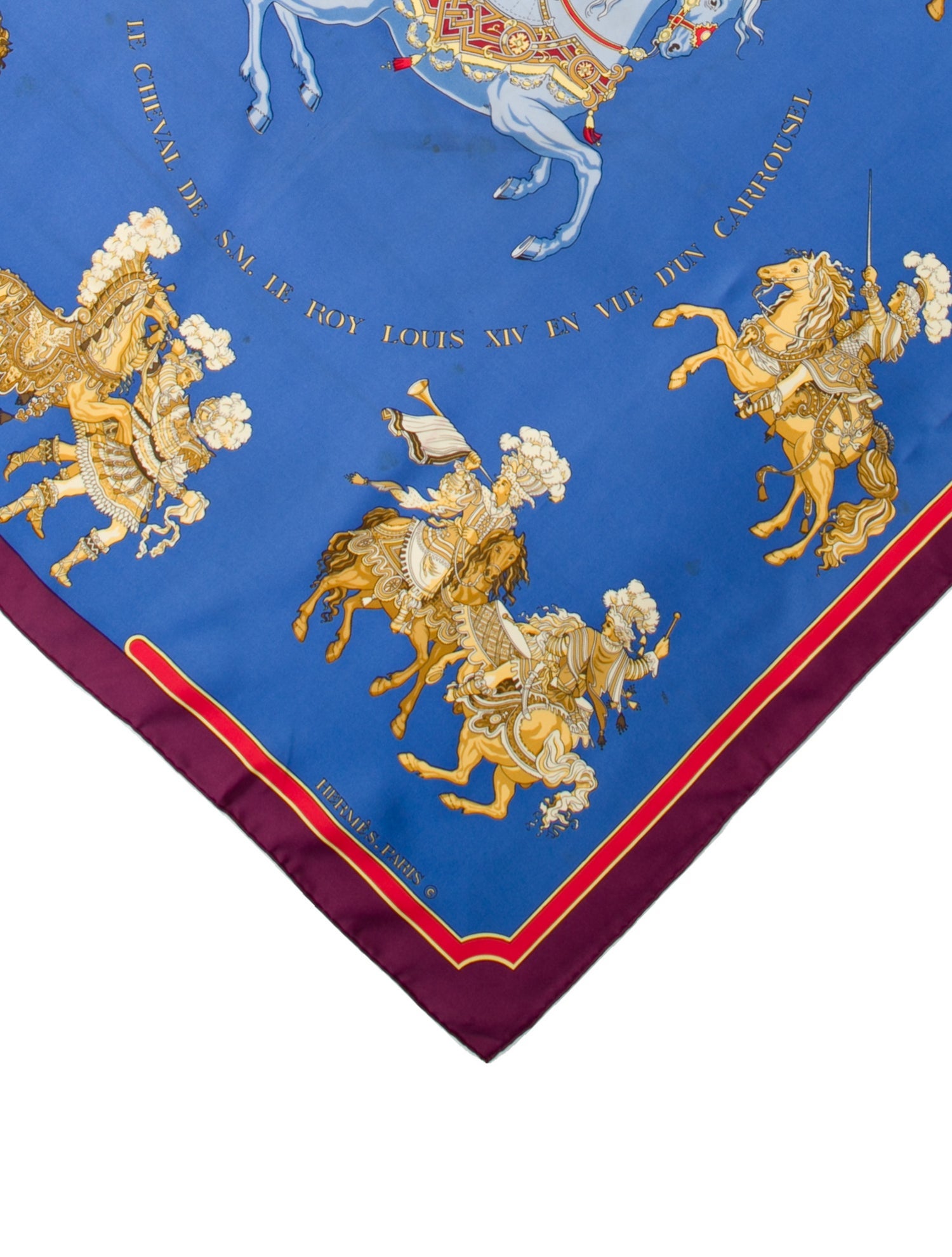 Hermès Carrousel Silk Scarf