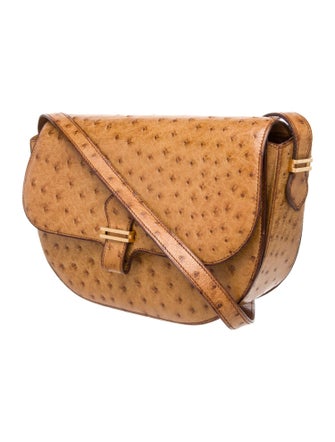 Hermès Ostrich Shoulder Bag