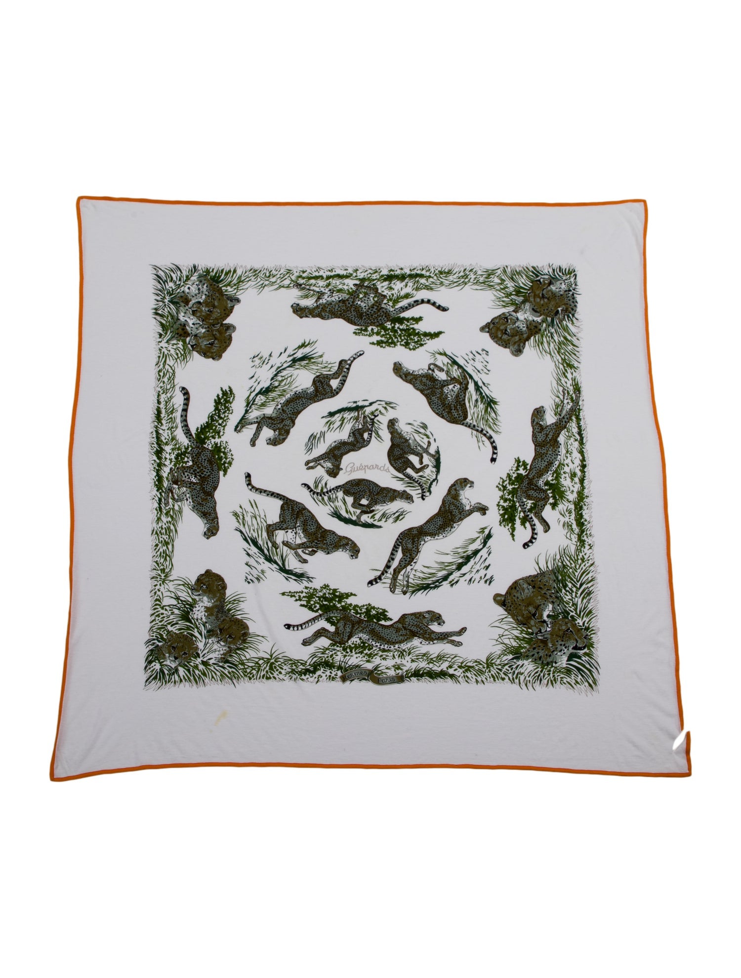 Hermès Guèpards T-Shirt Scarf