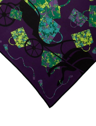 Hermès Kelly en Caleche Jersey Silk Scarf