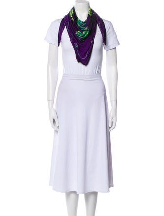 Hermès Kelly en Caleche Jersey Silk Scarf