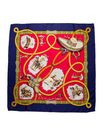 Hermès Charreada Silk Scarf