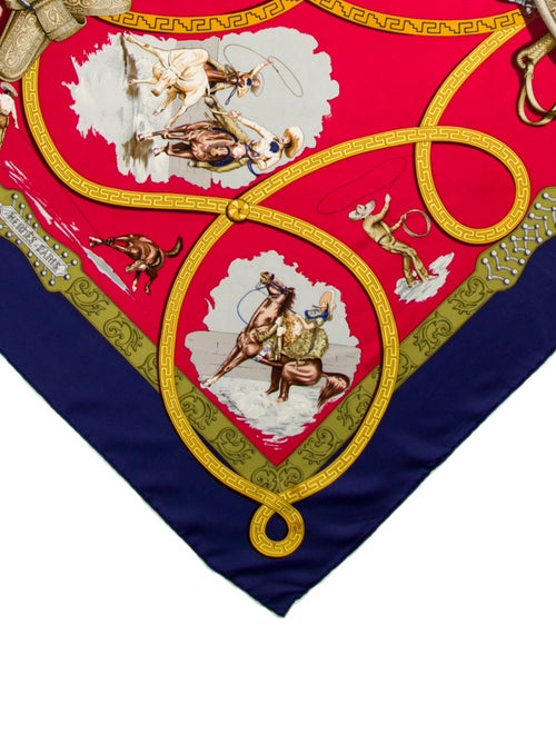 Hermès Charreada Silk Scarf