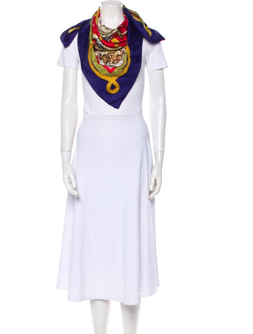 Hermès Charreada Silk Scarf