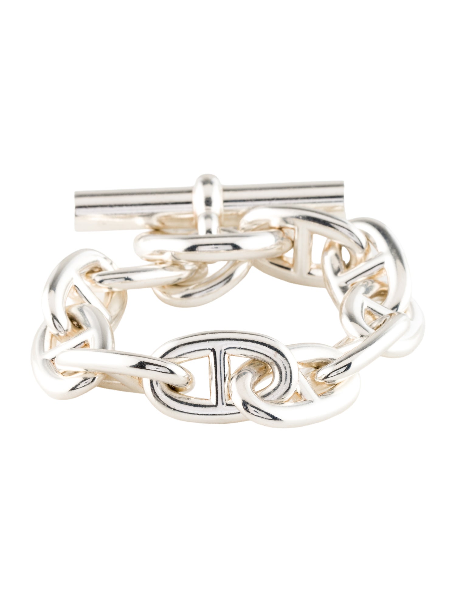 Hermès Chaine d'Ancre Very Large Model Link Bracelet