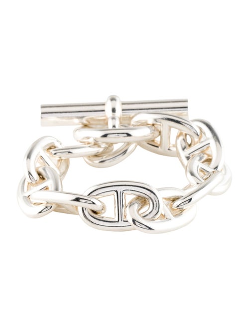 Hermès Chaine d'Ancre Very Large Model Link Bracelet