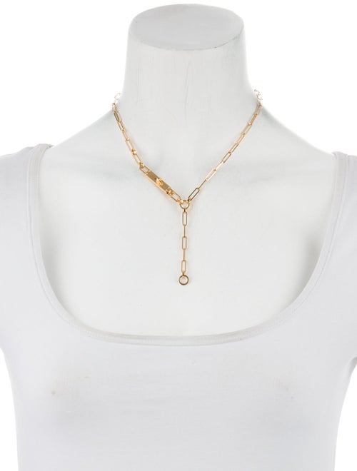 Hermès 18K Kelly Chaine Lariat Necklace