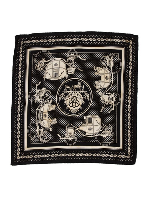 Hermès Ex-Libris Bandana Silk Scarf