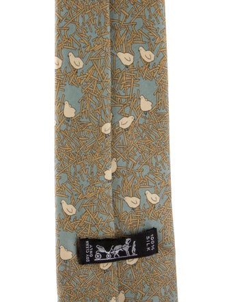 Hermès Silk Patterned Tie