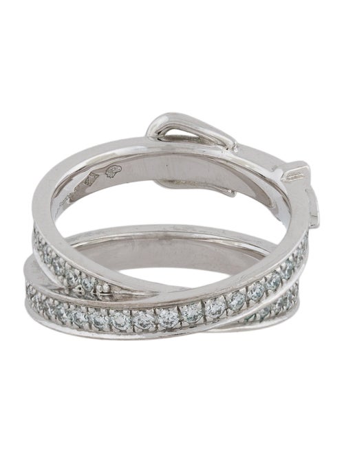 Hermès 18K Diamond Etriviere Ring, Medium Model