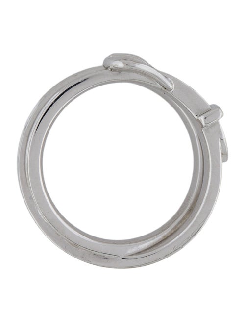 Hermès 18K Diamond Etriviere Ring, Medium Model