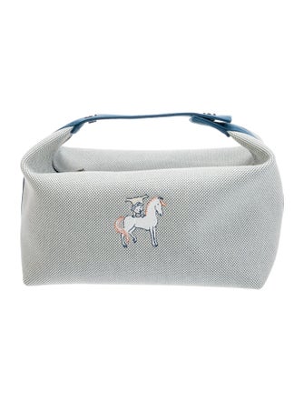 Hermès Large Toile Bride-A-Brac Cabriole Case