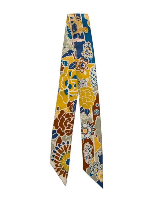 Hermès Bingata Silk Twilly Scarf