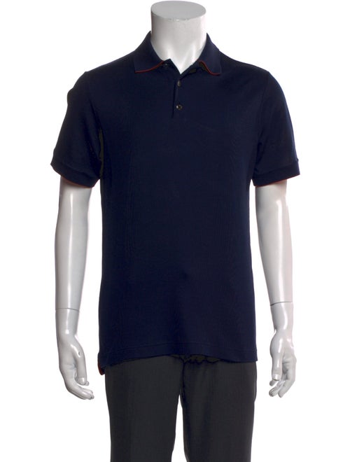 Hermès Collar Short Sleeve Polo Shirt