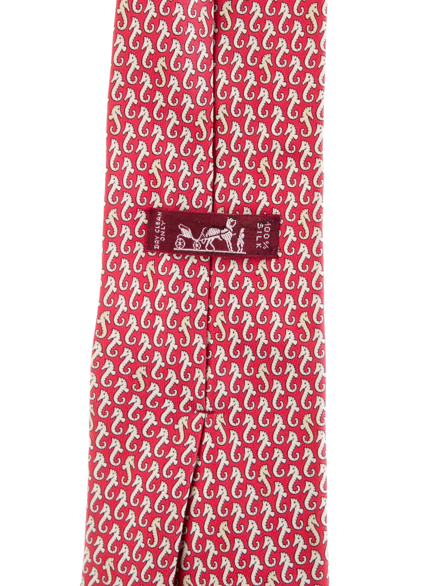 Hermès Patterned Silk Tie