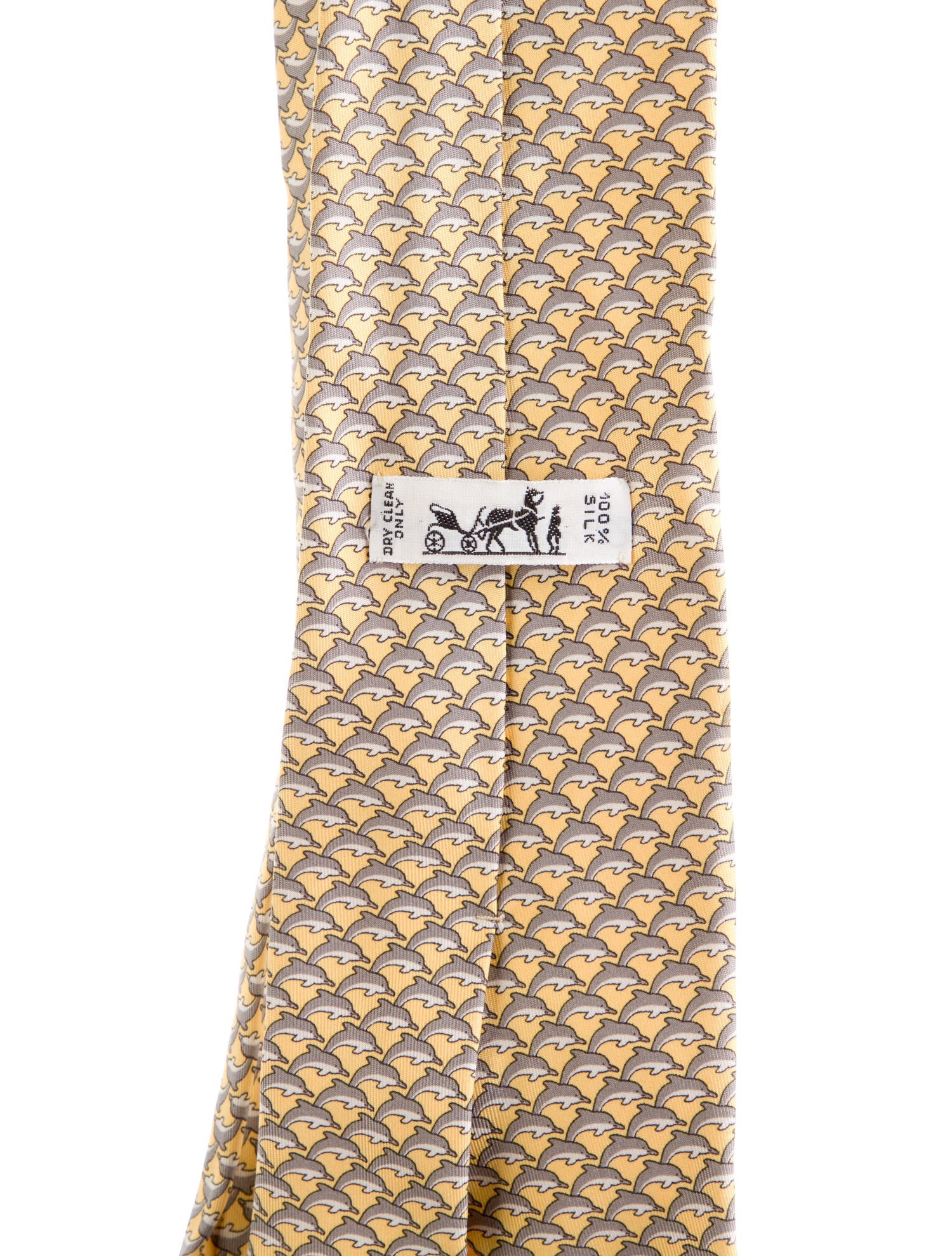 Hermès Patterned Silk Tie