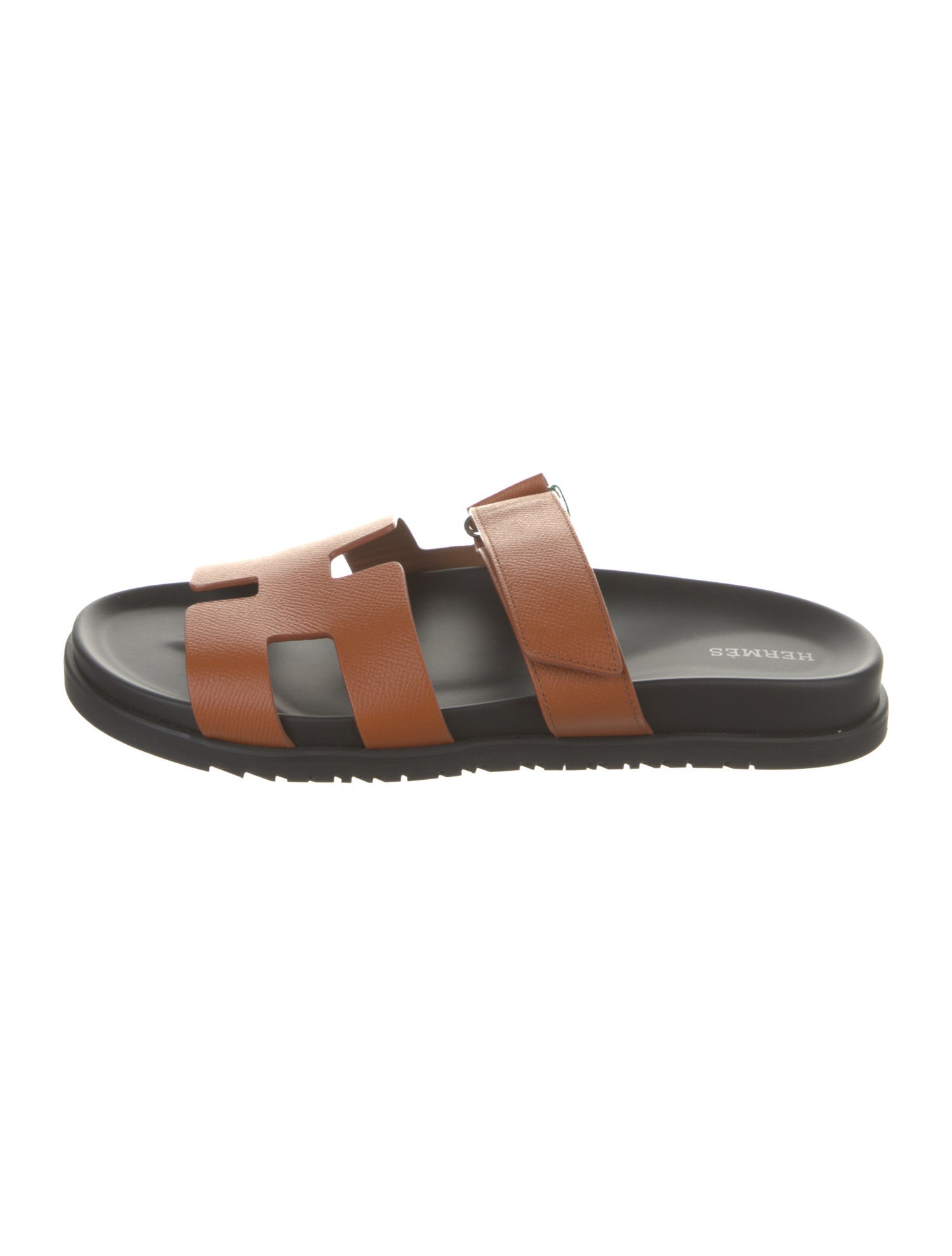 Hermès Chypre Leather Slides