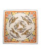 Hermès Guépards Bandana Double Face Silk Scarf